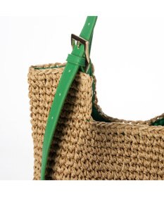 UNBILLION cachecache ベルトハンドルベーシック手編みトートバッグ