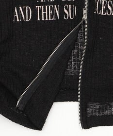 WEGO グラフィックシアーリブパーカー