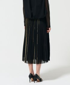 GRACE CONTINENTAL フォイルラインプリーツスカート