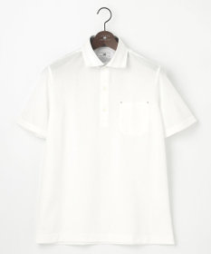 JOSEPH ABBOUD MOUNTAIN 【速乾】WEB/一部店舗限定  シャンブレーポロシャツ