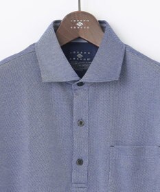 JOSEPH ABBOUD MOUNTAIN 【速乾】WEB/一部店舗限定  シャンブレーポロシャツ