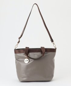 LA BAGAGERIE 【コットン×ポリウレタン】シャイニーミニトート