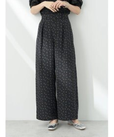 earth music&ecology 花柄ワイドパンツ