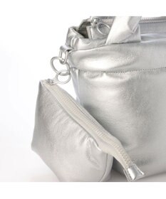 UNBILLION カシュカシュ cachecache / ポーチ付きパファーミニトートバッグ