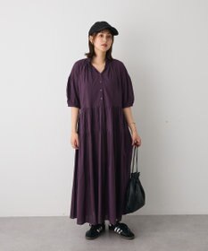 CRAFT STANDARD BOUTIQUE インド綿ティアードマキシワンピース