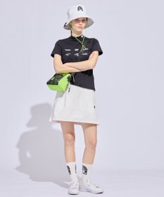 PW CIRCULUS 【WOMEN】メッシュコンビ モックネック  ゴルフウェア レディース