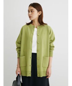 Green Parks ミドル丈モックネックカーディガン