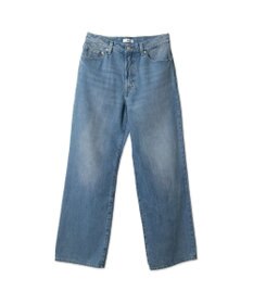 WEGO 【ユニセックス着用ITEM/SMLサイズ展開】デニムストレートパンツ