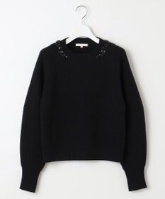 自由区 【カタログ掲載・洗える】ビジュー ニット