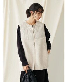 CRAFT STANDARD BOUTIQUE キルティングボア切替ベスト