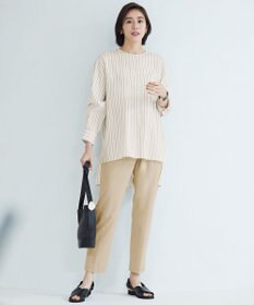 自由区 L ライトフィールジャージータックテーパード パンツ