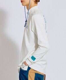 PW CIRCULUS 【吸水速乾 / UV遮蔽率99.5% UVカット / ストレッチ】【MEN】ハーフジップロングスリーブモックT ゴルフ