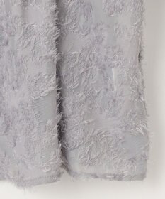 Feroux 【洗える】ジャカードフリルブラウス