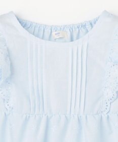 ANY KIDS 【洗濯機可能/接触冷感】ひんやり レース刺繍ブラウス