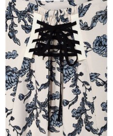 earth music&ecology バックレースアップスカート