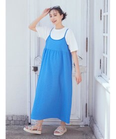 earth music&ecology バックリボンキャミワンピース