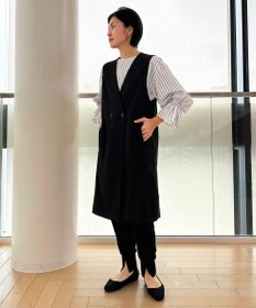 UNFILO 【洗える/吸水速乾】イージーケア キャンディスリーブ ブラウス