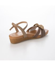 ing <ing>チェーンモチーフアンクルストラップサンダル