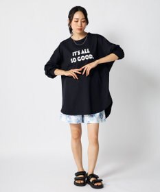 OP／FILA 【RUSTY】らくティブ｜プリント長袖Tシャツ