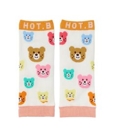 MIKI HOUSE HOT BISCUITS カラフルビーンズ 総柄レッグウォーマー