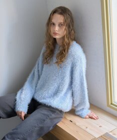 AMERICAN HOLIC フェザーゆるニットプルオーバー