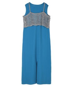 Green Parks ニットビスチェ付きカットソーワンピース