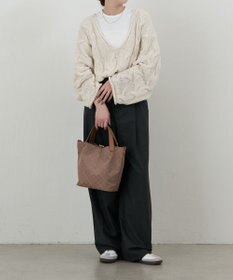 russet ナイロンジャガード2WAYミニトートバッグ(SF-260)