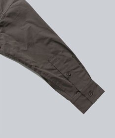 WHITE MAILS COTTON PAPER DUMP BAND COLLAR OVERSIZED シャツドレス