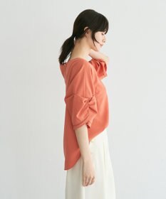 YECCA VECCA ハシゴレースタックスリーブブラウス