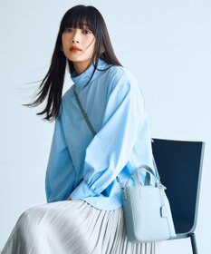 UNFILO ハイネックブラウス