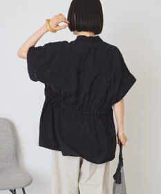 AMERICAN HOLIC メタルボタンウエストドロストシャツ