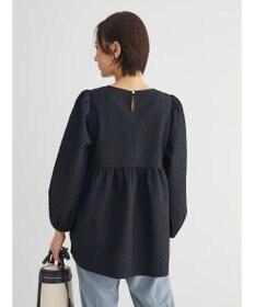 Green Parks ・ＥＬＥＮＣＡＲＥ　ＤＵＥ　フクレジャカードブラウス