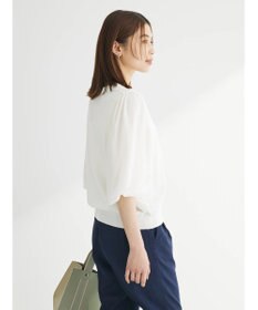 Green Parks 袖楊柳ドッキングニットプルオーバー