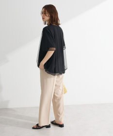 Green Parks チュールドッキングバルーン５分袖プルオーバー