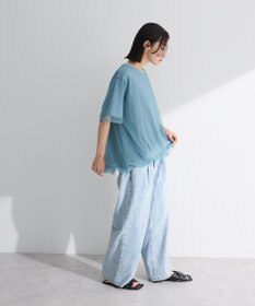 Green Parks チュールドッキングバルーン５分袖プルオーバー