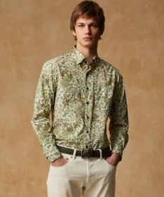 JOSEPH ABBOUD 【キングサイズ】リバティプリント シャツ