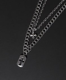 WEGO Mモチーフレイヤードネックレス