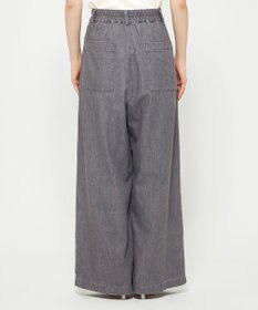 uncrave ライトデニム ワイドパンツ