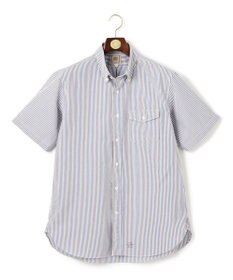 J.PRESS MEN 風が通るシアサッカーの清涼感【吸水速乾 / 高通気性】【クールマックス】サッカーストライプ シャツ / B.D.