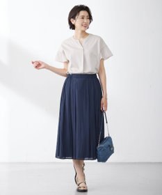 J.PRESS LADIES 【2way】ナイロンギャザー ショルダー バッグ