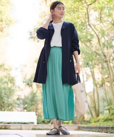 ANY 【ウエストゴム】ラップギャザースカーチョ