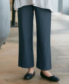 Tiaclasse 【日本製・新色追加・洗える・ストレッチ】エアシルキーワイドパンツ