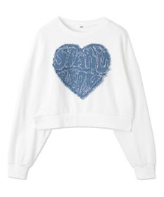 WEGO デニムワッペンプルオーバー