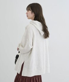 Green Parks 裏毛エンブレムパーカーチュニック