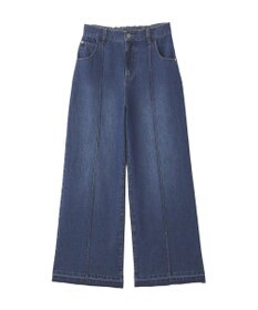 YECCA VECCA 綿麻バギーデニムパンツ