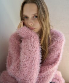 AMERICAN HOLIC フェザーゆるニットプルオーバー