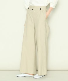 JOSEPH クリスピーストレッチ　ワイドトラウザーズ