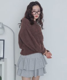 WEGO シャギーニットプルオーバー