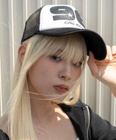 WEGO ナンバリングロゴメッシュキャップ