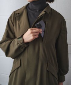 muuc 9ポケット搭載 トラベラーズコート〈大人の手ぶらコート〉〈3シーズン〉〈手洗い可〉〈ユニセックス・大きいサイズあり〉〈日本製〉〈軽い〉〈暖かい〉